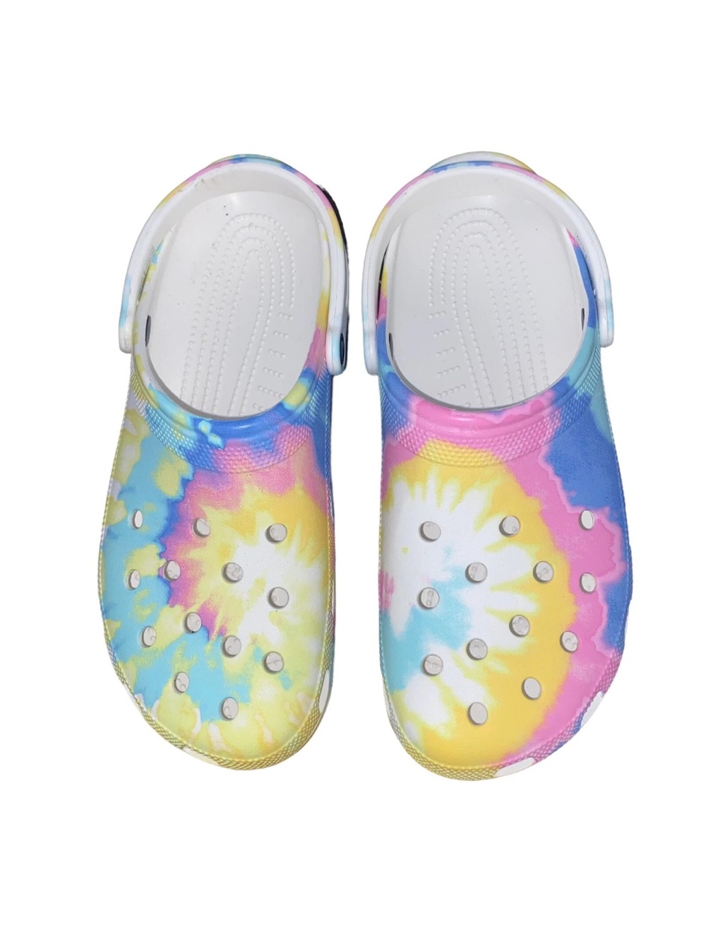 Crocs classic tye dye size 7
